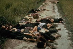 U.S. soldiers' massacre of Vietnamese villagers at .