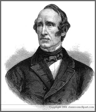 Illustration of Wendell Phillips. Image provided by Classroom Clipart (http://classroomclipart.com)