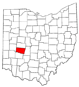 Image:Map of Ohio highlighting Clark County.png