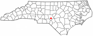 Location of Taylortown, North Carolina