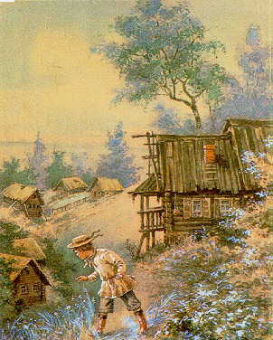 Cover art from the first Russian edition of Oblomov
