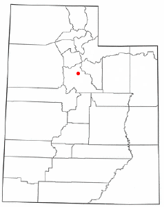 Location of Vineyard, Utah