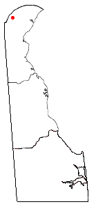 Location of North Star, Delaware