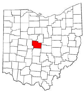 Image:Map of Ohio highlighting Delaware County.png