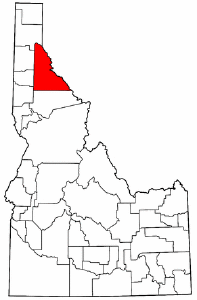 Image:Map of Idaho highlighting Shoshone County.png