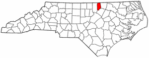 Image:Map of North Carolina highlighting Vance County.png