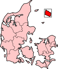 Bornholm Regional Municipality in Danmark