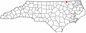 Location of Seaboard, North Carolina