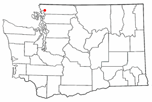 Location of Bellingham, Washington