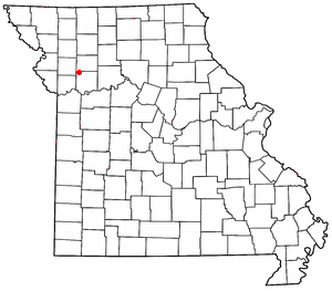 Location of Elmira, Missouri