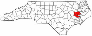 Image:Map of North Carolina highlighting Beaufort County.png