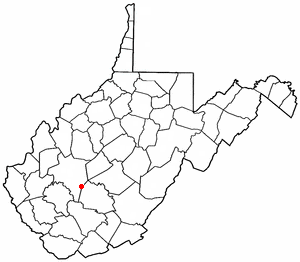 Location of Montgomery, West Virginia