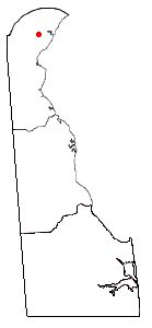 Location of Newport, Delaware