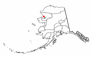 Location of Kotzebue, Alaska