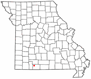Location of Bull Creek, Missouri