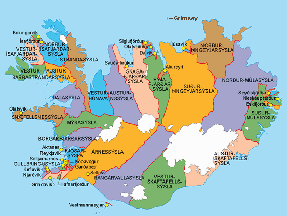 Counties of Iceland