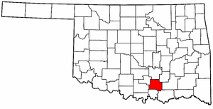 Image:Map of Oklahoma highlighting Johnston County.png