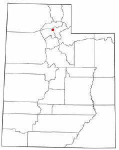 Location of South Weber, Utah