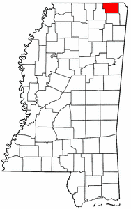 Image:Map of Mississippi highlighting Alcorn County.png