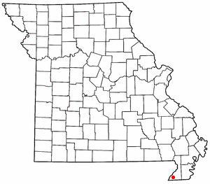 Location of Arbyrd, Missouri