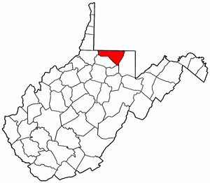 Image:Map of West Virginia highlighting Monongalia County.png