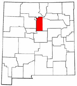 Image:Map of New Mexico highlighting Santa Fe County.png