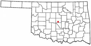 Location of Smith Village, Oklahoma