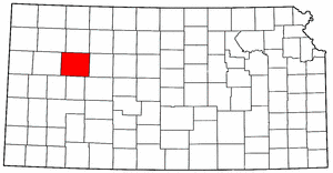 Image:Map of Kansas highlighting Gove County.png