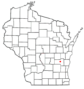 Location of Fond du Lac, Wisconsin