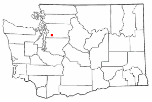 Location of Woods Creek, Washington