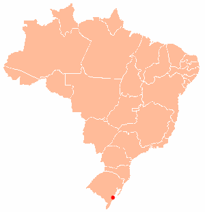 Location of Pelotas