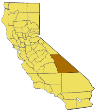 Image:California map showing Inyo County.png