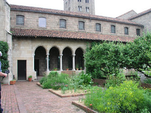 Garden at The Cloisters in Fort Tryon Park, New York City