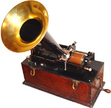 Edison cylinder phonograph from about 1899