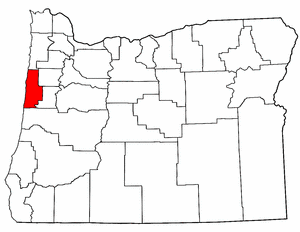 Image:Map of Oregon highlighting Lincoln County.png