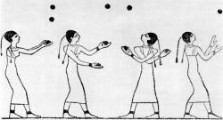 This wall painting (c. 1994-1781 BC) appears to depict