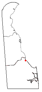 Location of Slaughter Beach, Delaware
