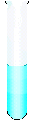 A typical test tube is long and narrow, with a curved base and sometimes a flared top.