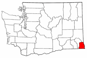 Image:Map of Washington highlighting Asotin County.png