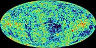 WMAP image of the CMB anisotropy,Cosmic microwave background radiation(June )