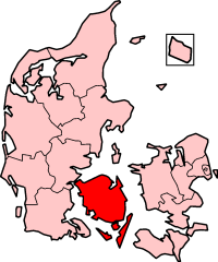 Funen County in Danmark