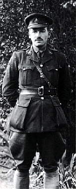 Richard Aldington in uniform during World War I