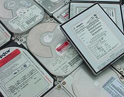 Typical hard drives of the mid-1990s.