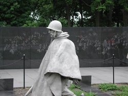 The Memorial from a different angle, with the photographic wall in the background