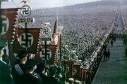 NSDAP flags at the  Nazi Party rally in 