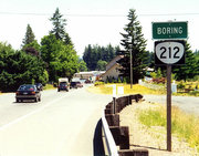 Road sign on Highway 212