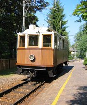 An historic tram from  still running in , , .