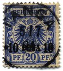 Local currency overprint: , 1893