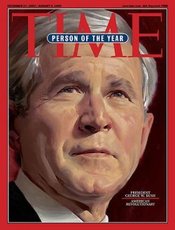 Bush as TIME Person of the Year 2004.
