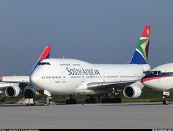  South African Airways Boeing 747-400 at William B Hartsfield International Airport, Atlanta, USA